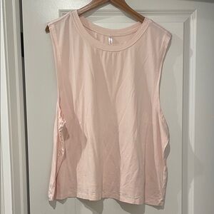 Fabletics pink muscle tank top size 3x